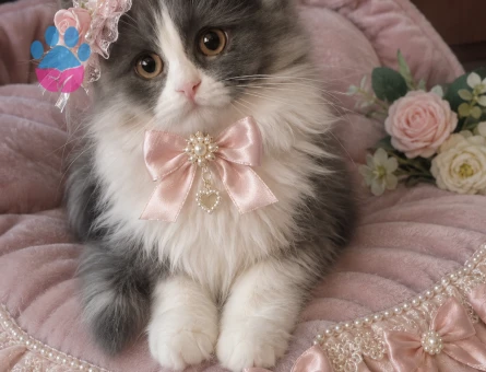 Scottish Fold Longhair Dişi 3 Aylık - 7150 - Görsel 3