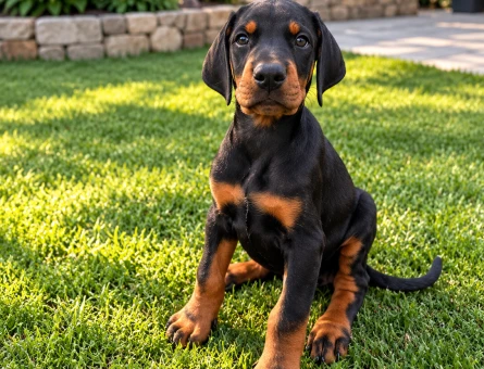Siyah Kahverengi Doberman Yavrularımız - 9138
