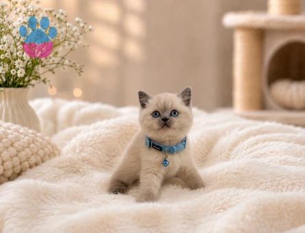 British Shorthair Mavi Boncuk Erkek Yavrumuz - 4750