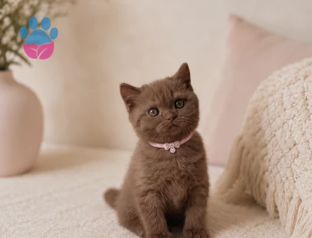British Shorthair Cinnamon Kahverengi Dişi Nadi Renk