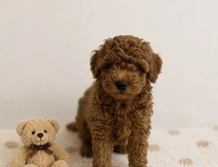 Anne Altından Red Brown Toy Poodle Yavrular - 5762