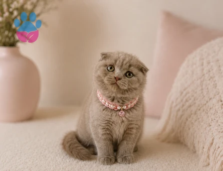 Harika Renk Scottish Fold Lilac Dişi Yavrumuz