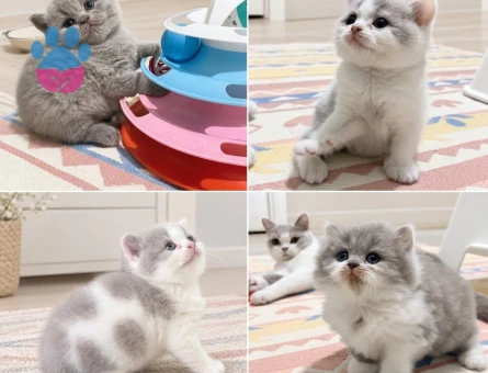 British Shorthair Bicolor yavrular - 9531 - Görsel 2